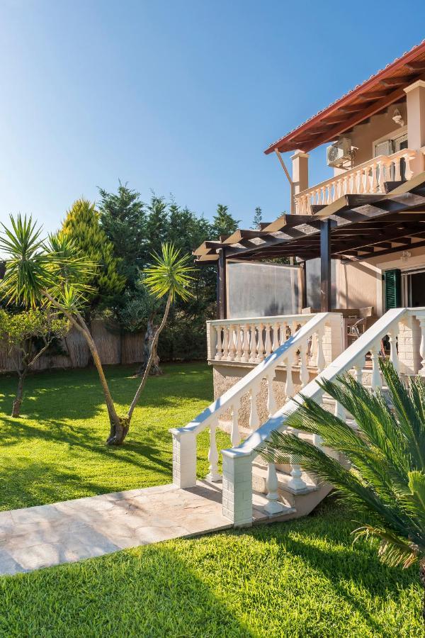 Villa Maxim With Private Pool & Tennis Court Halikúnasz Kültér fotó